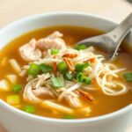 Soto Boyolali Hj. Hesti Buka Gerai di Madinah, Dekat Masjid Nabawi Ilustrasi semangkuk soto ayam berkuah bening dengan taoge, seledri, dan bawang goreng di mangkuk putih polos
